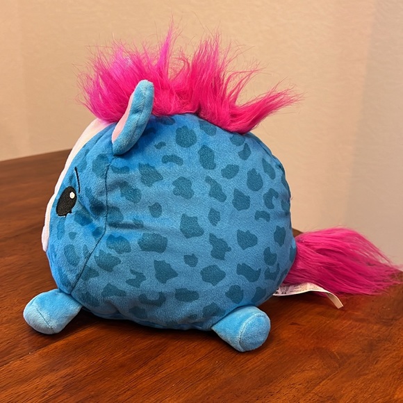 Rare Pikmi Pops 10" Plush Pony Horse Pink Blue Moose Squishable Stuffed Animal - Picture 2 of 9